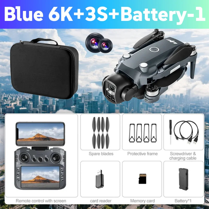 NEW for Genuine V988 Camera Drone 8K Professional Dron 4K with Screen Under 249g Remote Control Brushless RC Quadcopter Toys