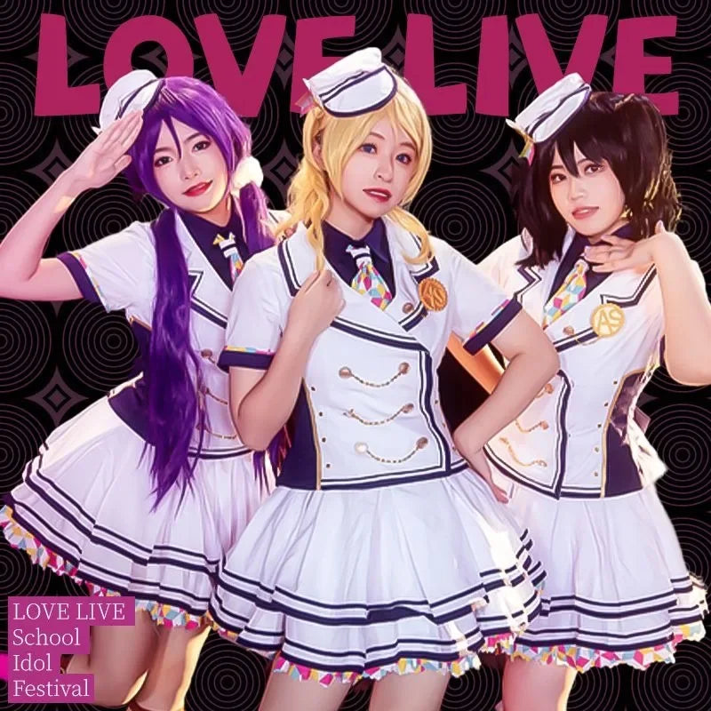 Love Live! Thanksgiving Cosplay Costume School Idol Series Honoka Kousaka Kotori Minami Sonoda Umi Uniform Anime Carnival Dress