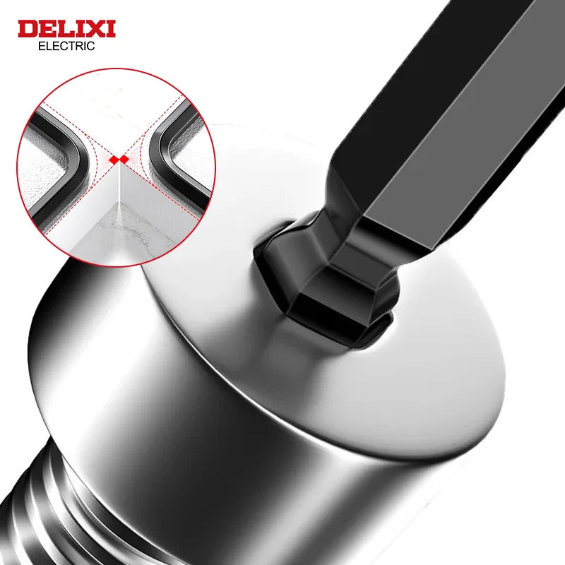 DELIXI ELECTRIC Allen Key Set,Allen Hex Wrench Screwdriver Set With Sleev Universal Torque Long Metric,for Motorcycles, Bicycles
