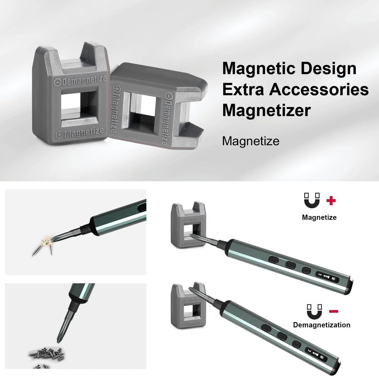 Precision Electric Screwdriver Set 68 in 1 Cordless 64 S2 Precision Drill Bits 5 Torque Settings LED Hand Repair Tool Kit