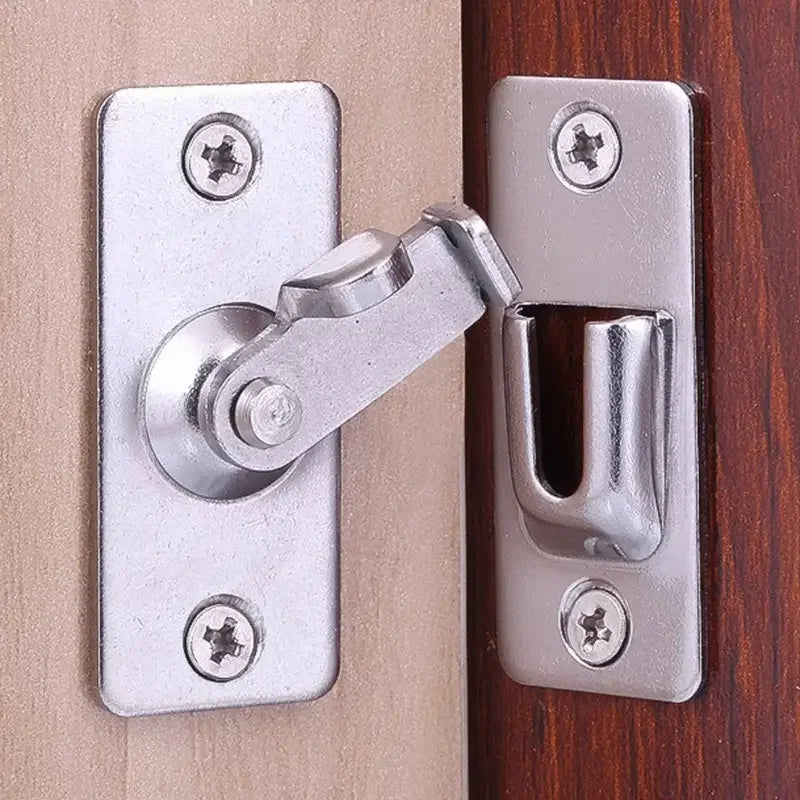 Durable 304 Stainless Steel Door Lock Latch - High-Security Home Protection - Rust-Resistant, Easy Install - For Long-Lasting