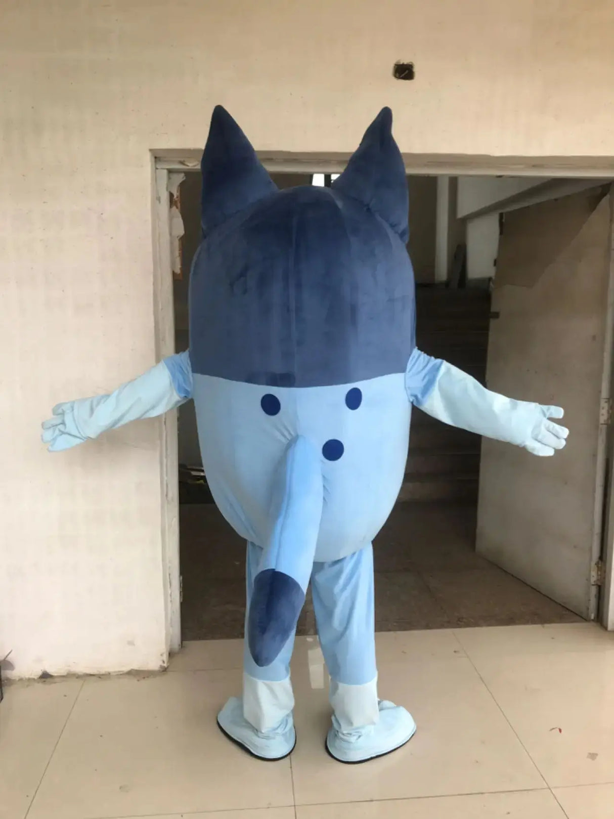 Blue Sonics Mascot Costume Holiday Celebration Fancy Dress Birthday Party Cartoon Anime Dog Adult Performance Outfit Christmas