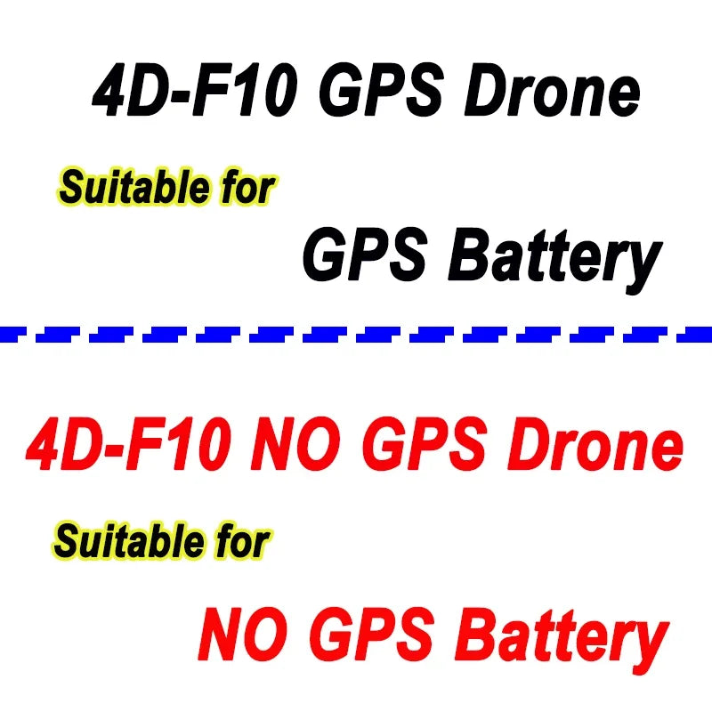 4DRC Original F10 Drone Battery 3.7V 1600mAh For F10 Spare Battery RC Quadcopter F10 Replacement Accessories Parts