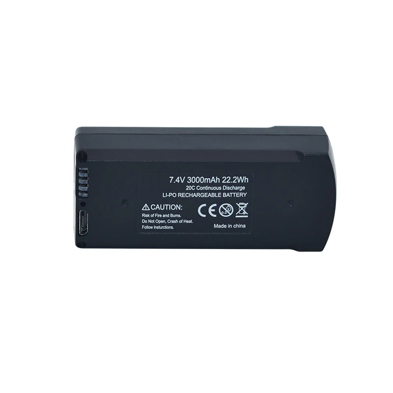 2Pcs V168 Pro Max original 7.4V 3000mAh Lipo Battery suitable for V168 V198 GPS 8K 3.7V 2000mAh drone charging backup battery