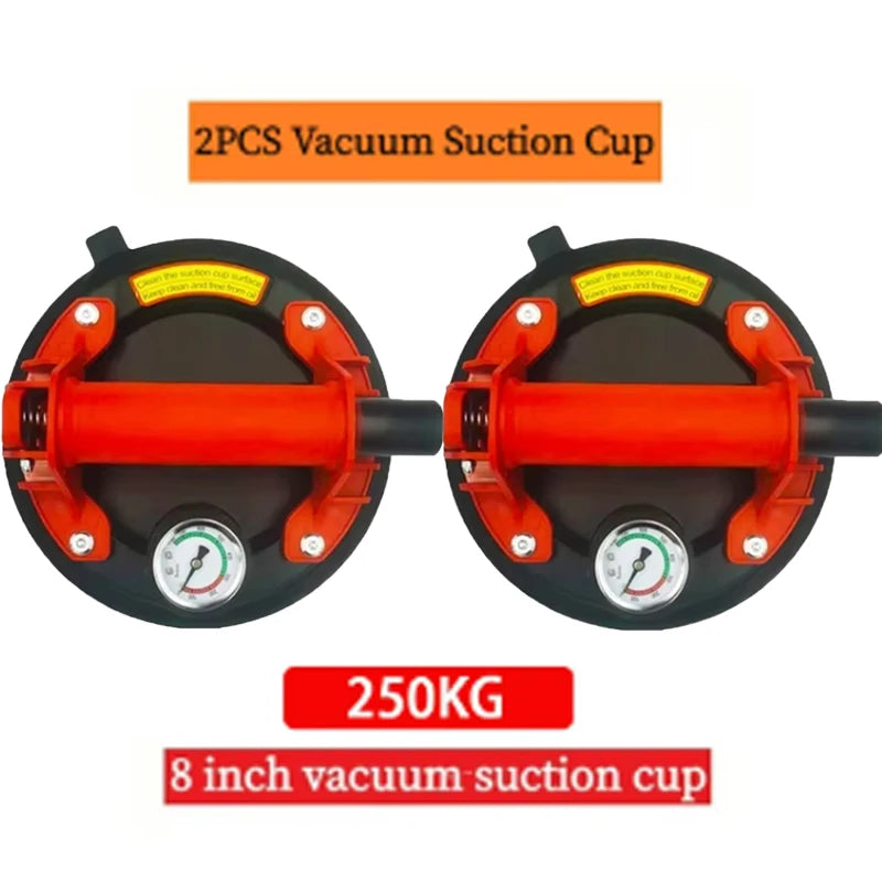 250 kg Vacuum Suction Cup Carrying Capacity Heavy Duty Lifter 8 Inch Hand Pump Suction Cup for Granite Tile Glass Manual Lifting