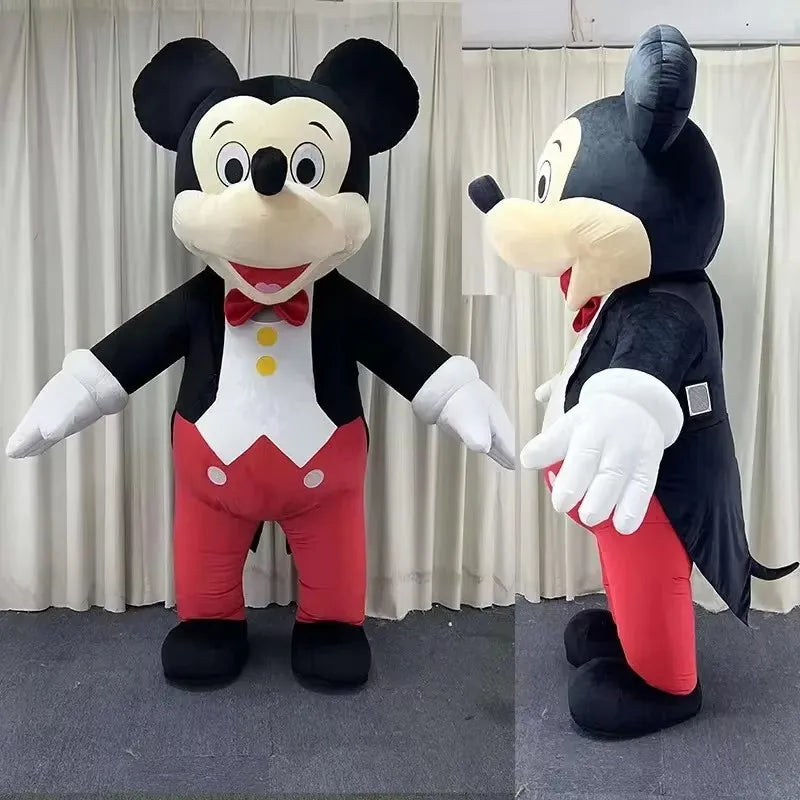 Giant Blue Stitch Inflatable Mascot Costume Disney Character Cosplay Costume Disney Advertising Fancy Dress Anime Adult Suits