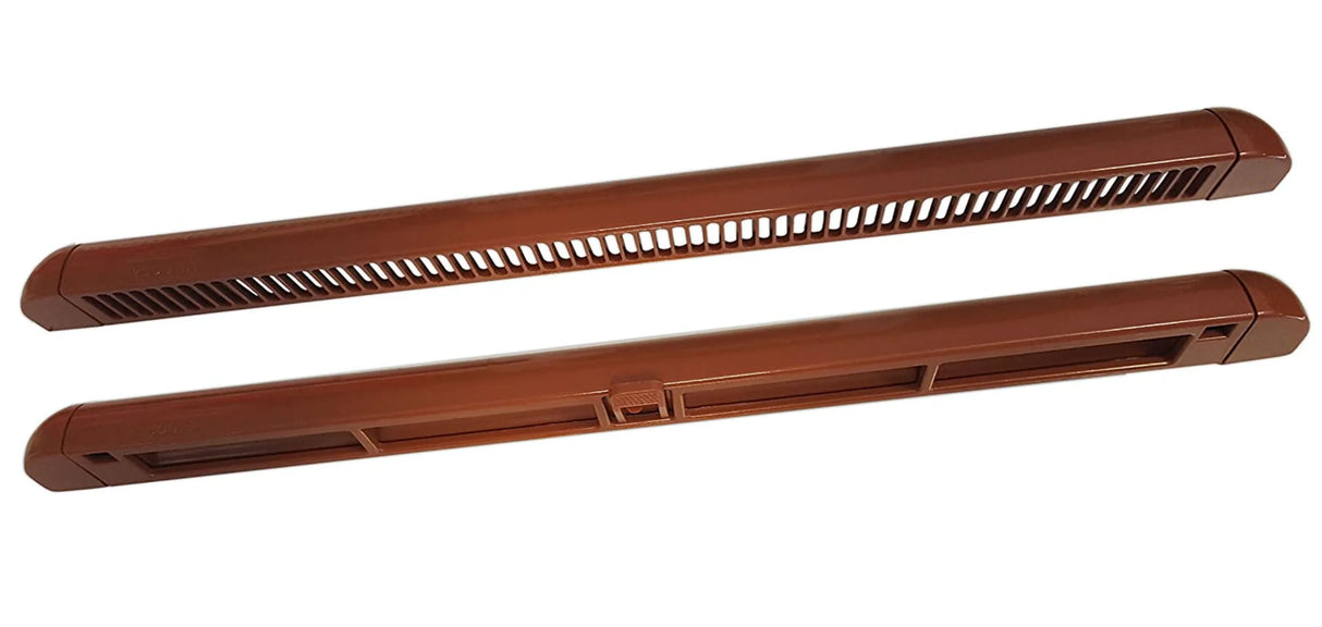 UPVC Double Glazing Window Trickle Vent Air Flow Ventilation (Ventilator) Building Regulations Compliant (Part F) - Available in White, Anthracite Grey, Grey on White, Rosewood, Rosewood on White, Golden Oak, Golden Oak on White and Black on White. All Colours available in 300mm and 400mm Size Lengths