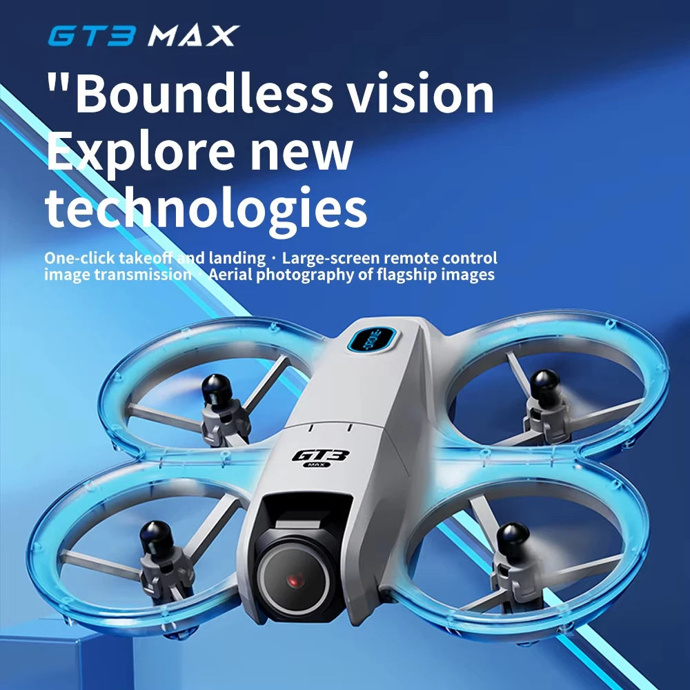 Hot NEW GPS Drone GT3 8K HD Dual Cameras 180° FPV 5G WIFI Brushless Motors Intelligence Obstacle Avoidance Foldable Quadcopters