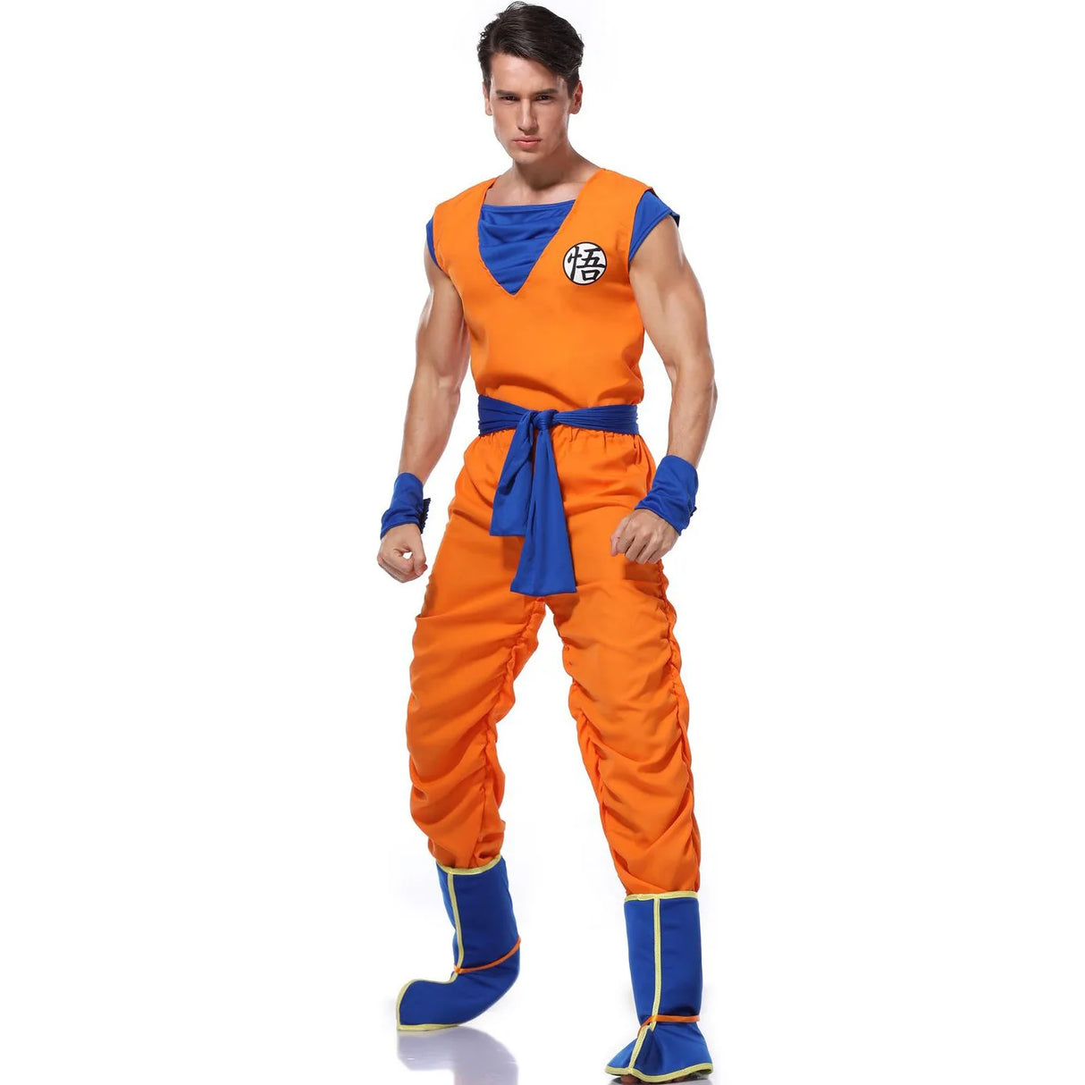 Halloween Cosplay Costume Super Saiyan Cosplay Cosplay Adult Men Anime Jumpsuits Halloween Carnival Costumes