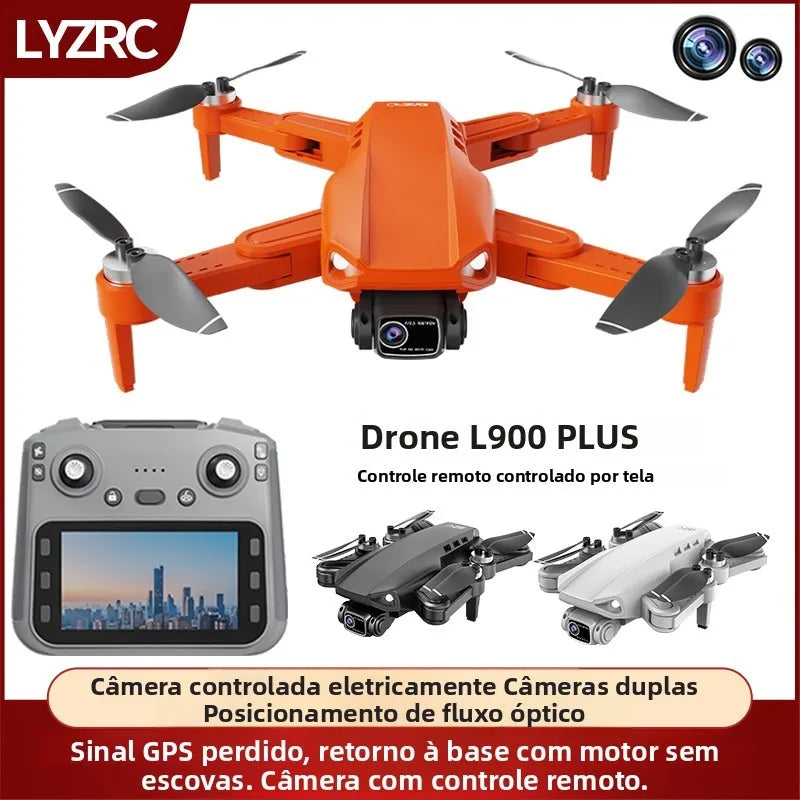 L900 PLUS GPS Drone 4K Professional HD Camera Brushless Motor 5G WIFI With Screen Remote Control FPV Dron RC Quadcopter Boy Toys