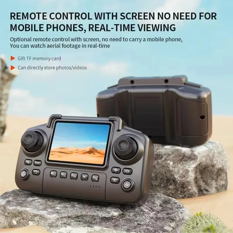 E88 Pro New Upgraded Drone 4K Dual-Camera HD Aerial Photography Dron with Screen Foldable Quadcopter RC Toy for Kids Boys Gifts