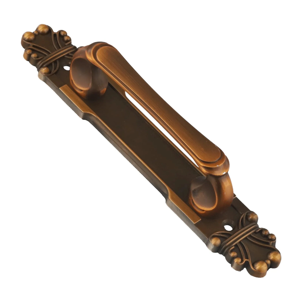 Door Handle European Antique Exposed Wooden Sliding Push-pull Door Handle For Furniture Cabinets Drawers Wardrobes Hardware