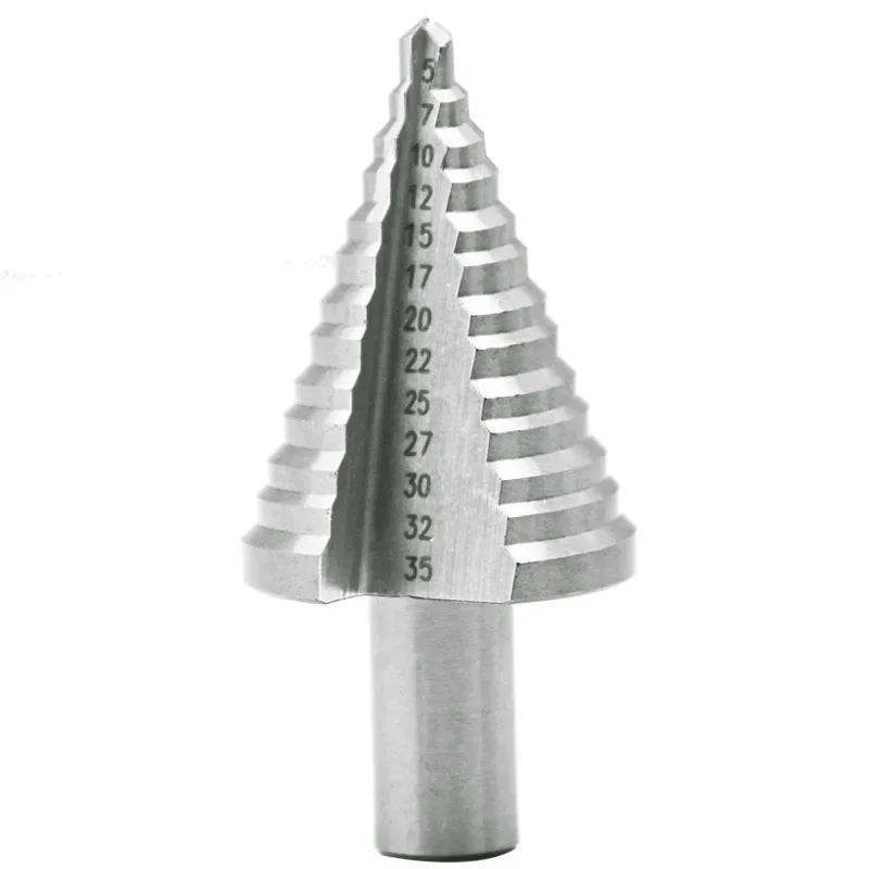 5-35MM High Speed Steel Step Drill Bit Wood Metal Drilling Bit HSS Power Tools Hole Cutter Industrial Reamer Tool Accessories