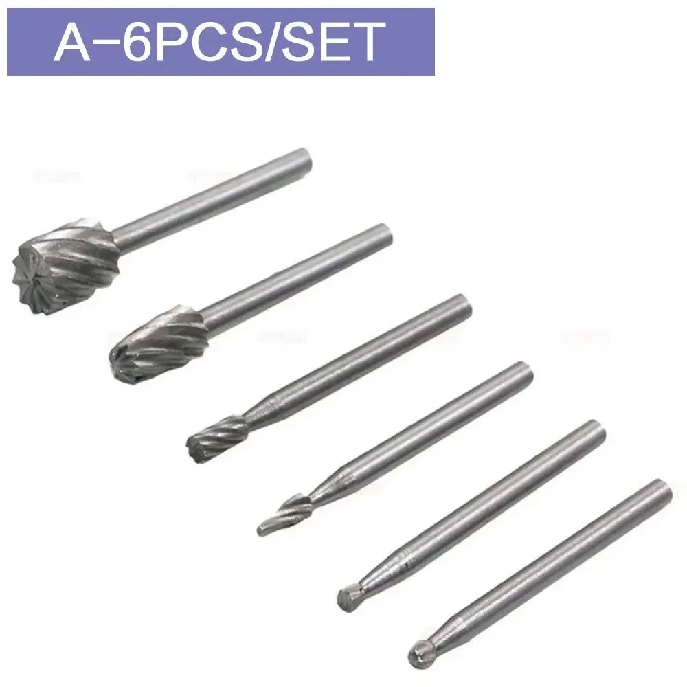 STONEGO Diamond Grinding Burr Needle Point Engraving Carving Polishing For Glass Jade Stone Drill Bit Rotary Tool