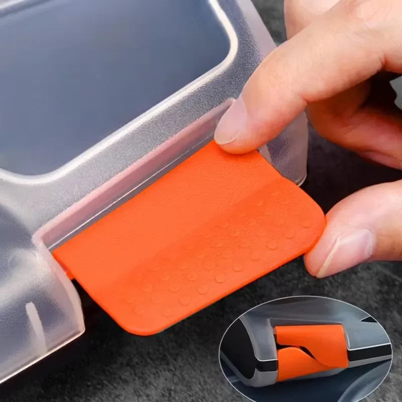 Tool Box Organizers and Storage Plastic Container Compartment Adjustable Detachable Chest Case for Tool Hardware Fastaner Screw