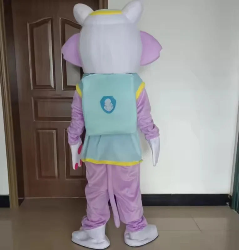Cartoon PAW Dog Mascot Cosplay Costume Plush Anime Dog Adult Fancy Dress Halloween Carnival Walking Performance Props Kids Gifts