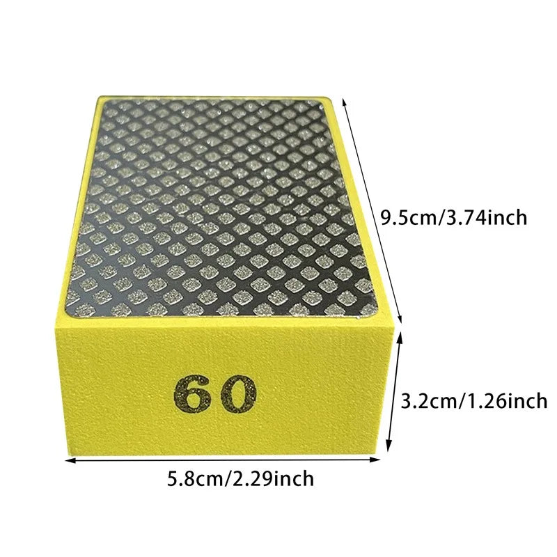 Diamond Hand Polishing Pads Tile Glass Abrasive Grinding Block Pad Stone Marble Ceramic Abrasive Sanding Disc Polisher Tools