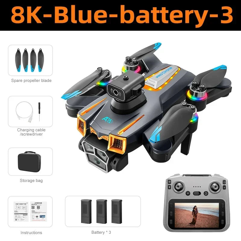 Lenovo A19 Pro Drones 5G WIFI Professinal 8K Camera 360°Angle Optical Flow Localization GPS Brushless Motor RC Quadcopter Dron