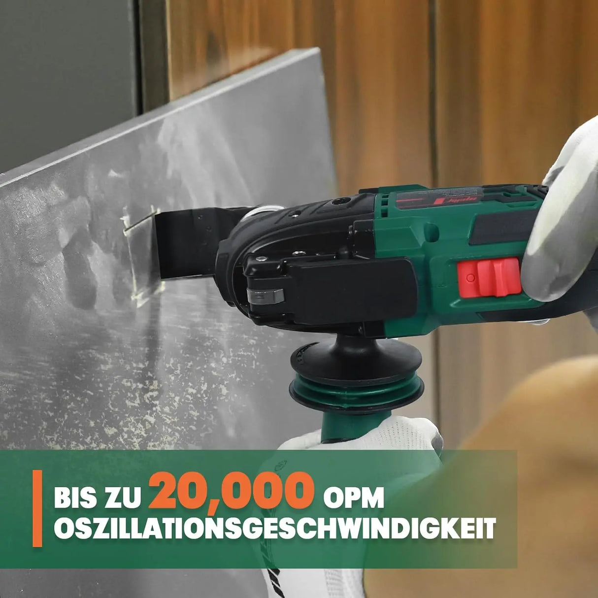Handheld Oscillating Saw Cordless Oscillating Tool for Makita 18V Battery BL1830 Battery for Scraping,Sanding,Cutting Wood