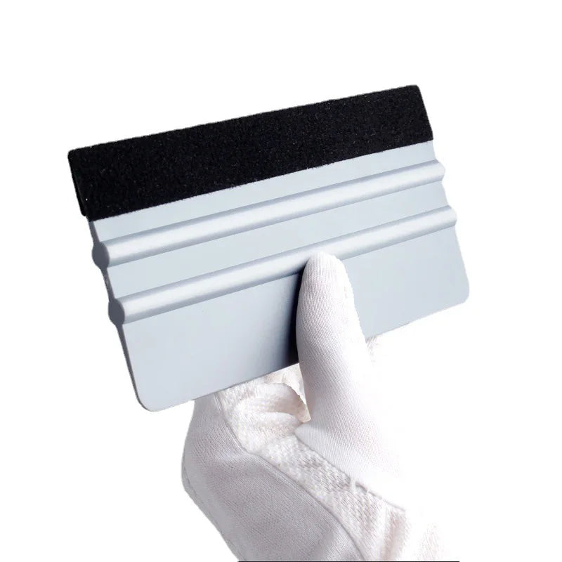 1Pc Auto Styling Felt Edge Vinyl Squeegee Car Vinyl Scraper for Vehicle Window Tint Film Wrapping Applicator Tool