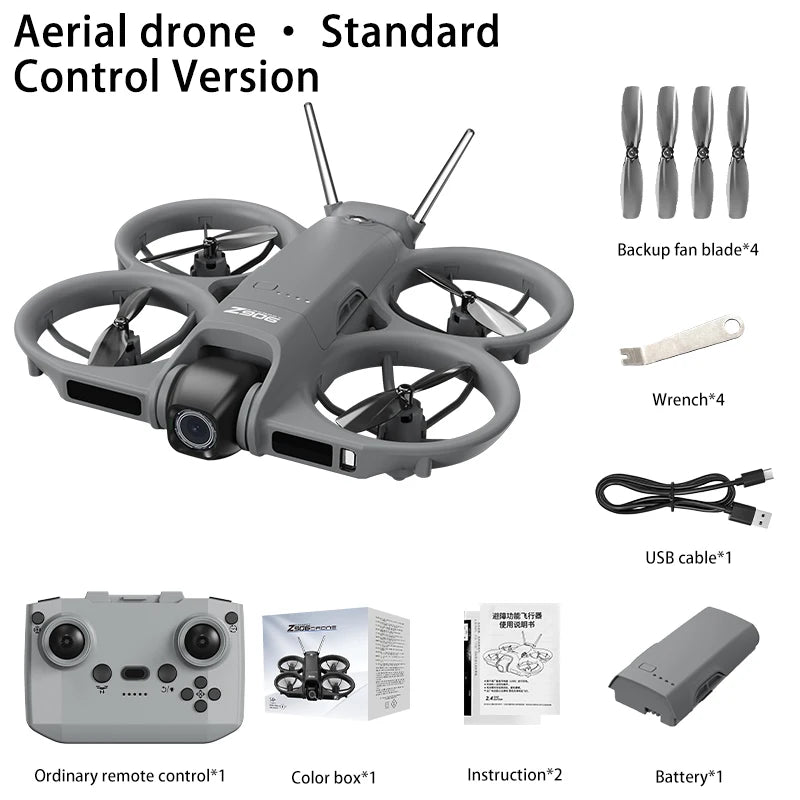 Z906 Drone 4K HD Dual Camera GPS WiFi FPV Brushless Motor Optical Flow Foldable Obstacle Avoidance RC Quadcopter
