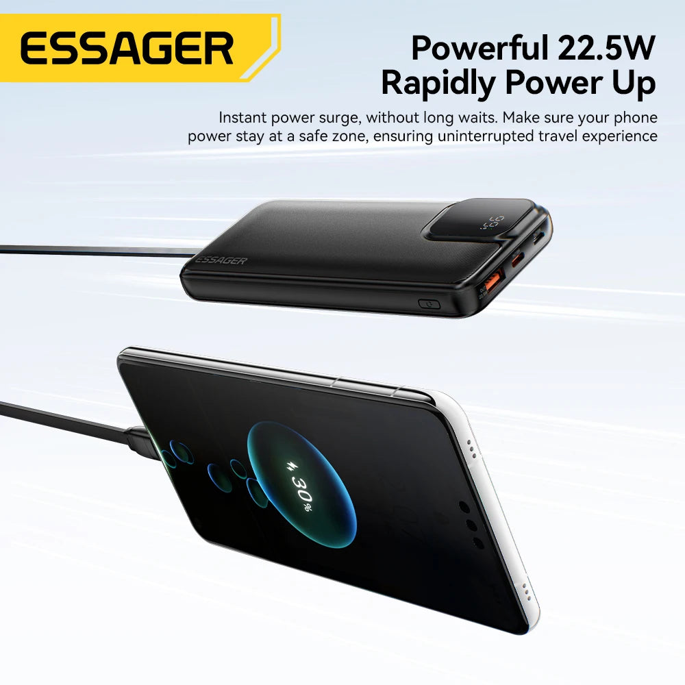 Essager 20000mAh portable power bank 5W fast charging