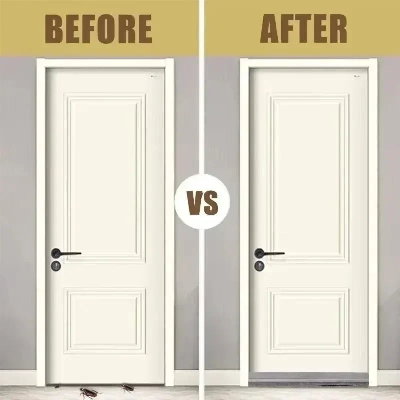 Door Sealing Strip Self-adhesive Door Bottom Gap Filling Sealing Strips Insect Proof Brush Strip Windproof Soundproof Door Tape