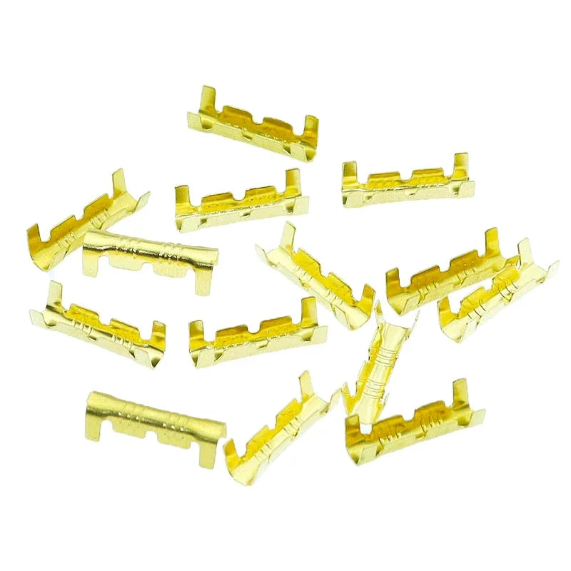 100pcs 453 U-shaped Terminal Wire Quick Connector Terminal Small Tooth Fascia Terminal 0.5-1.5mm2