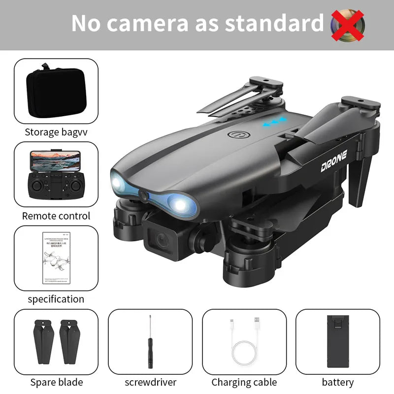 E99&K3 Pro Drone with 4K Dual Camera Optical Flow Aerial Photography Four Axis RC Aircraft fpv Fixed Height DronToy Foldable Toy