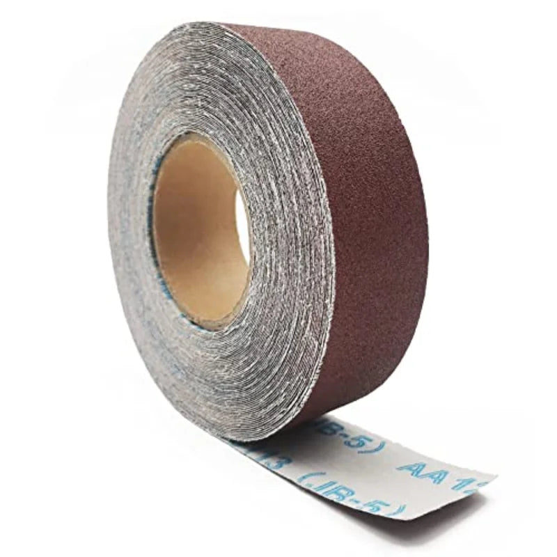 2/6/8 M Sandpaper Roll Continuous Abrasive Ready To Cut Emery Cloth For Drum Sander Woodworking Automotive Metal Sanding