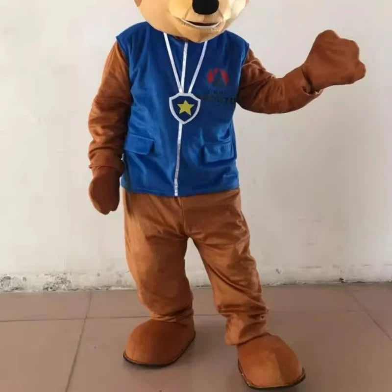Cartoon PAW Dog Mascot Cosplay Costume Plush Anime Dog Adult Fancy Dress Halloween Carnival Walking Performance Props Kids Gifts