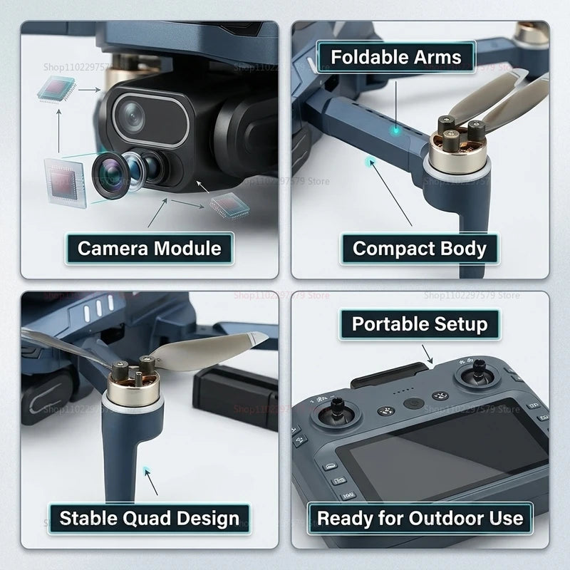 New GT8 Drone Aerial Deone Foldable Quadcopter Obstacle Avoidance GPS WIFI Drones With Camera HD 8K GPS Professional Dual Camera