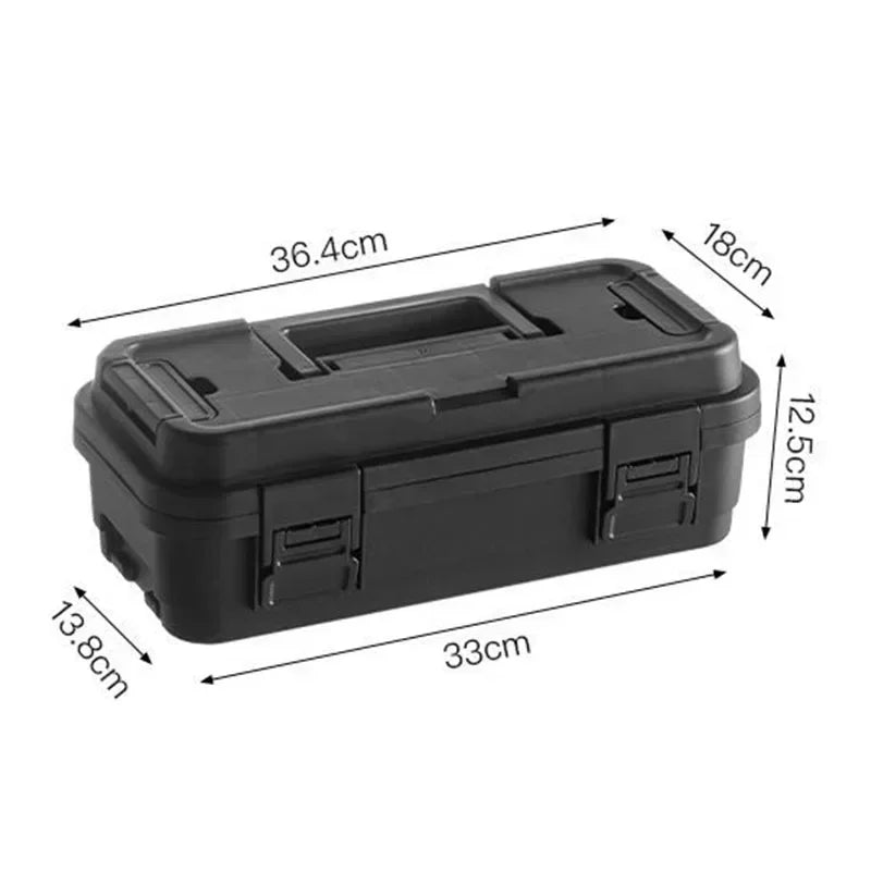 Complete Tool Box Storage Organizer Hardware Parts Tool Box Double-layer Camping Tools Case Portable Carry Case Professional