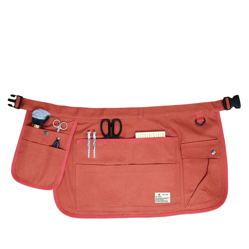 Cotton Waist Apron Suitable for Both Men and Women With 9 Pockets Barbers Beauty Salons Garden Carpenters Apron