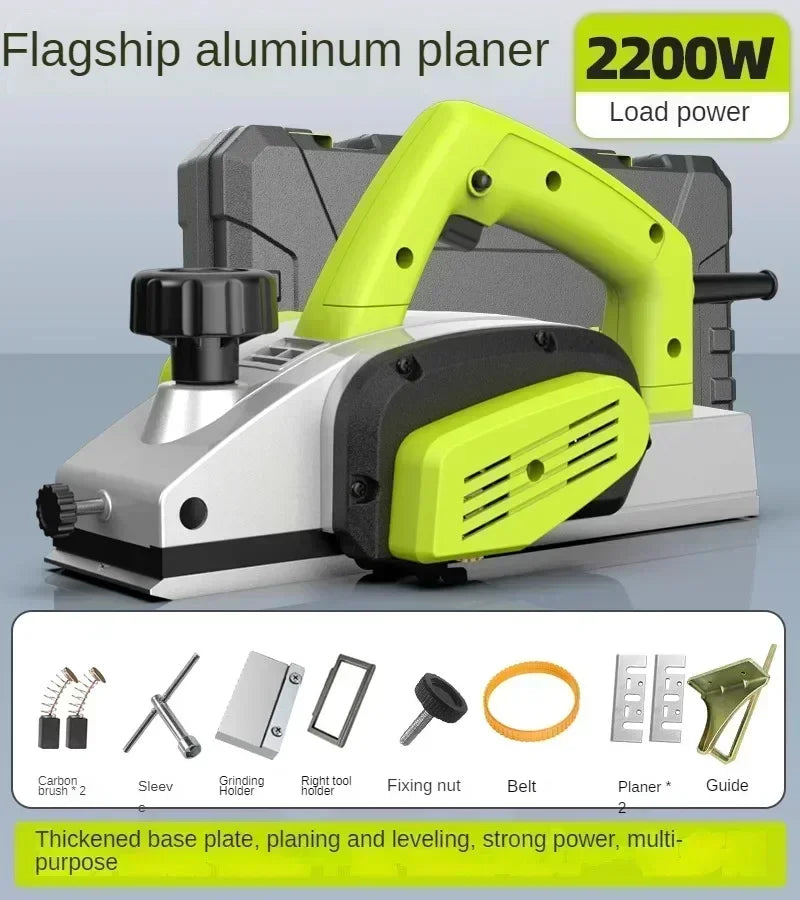220V Multi-functional Electric Planer with Handheld Design for Woodworking Electric Planer for Small Scale Woodworking C