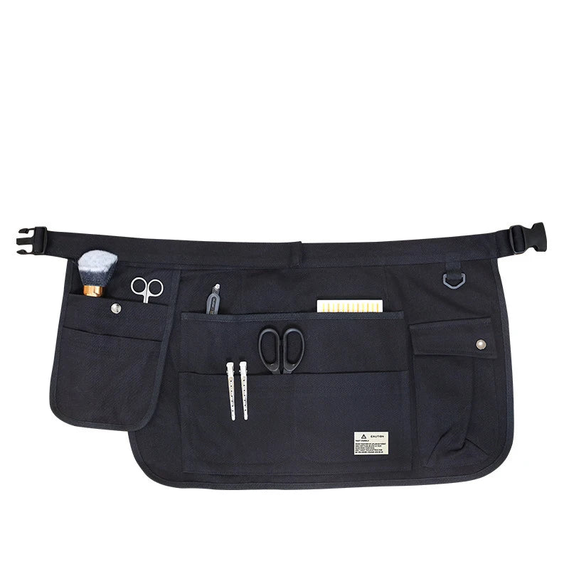 Cotton Waist Apron Suitable for Both Men and Women With 9 Pockets Barbers Beauty Salons Garden Carpenters Apron