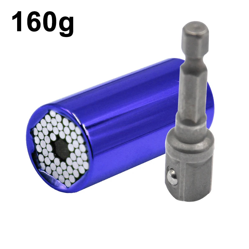 Universal Torque Wrench Power Drill Ratchet Bushing Spanner Key Magic Multi Hand Tools 7-19mm Head Set Socket Sleeve