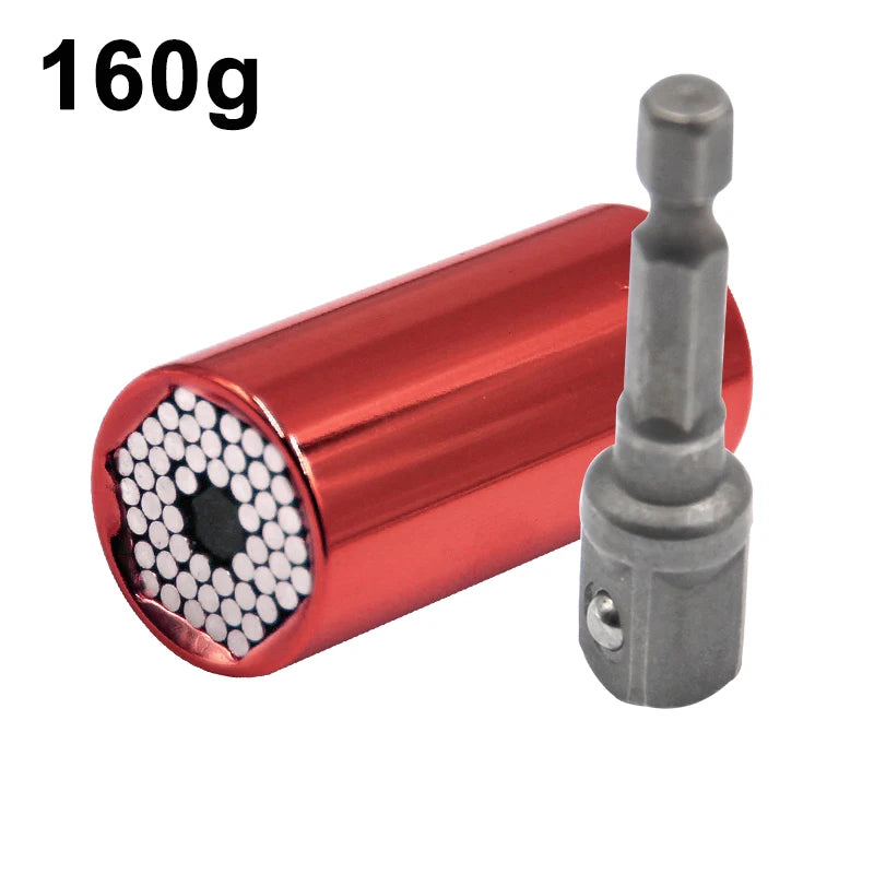 Universal Torque Wrench Power Drill Ratchet Bushing Spanner Key Magic Multi Hand Tools 7-19mm Head Set Socket Sleeve