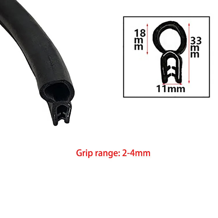 1/3meter Door Edge Guard Rubber Sealing Strip U Type Hardwearing Car Ship Dustproof Trim Soundproofing Waterproof Sealings Parts