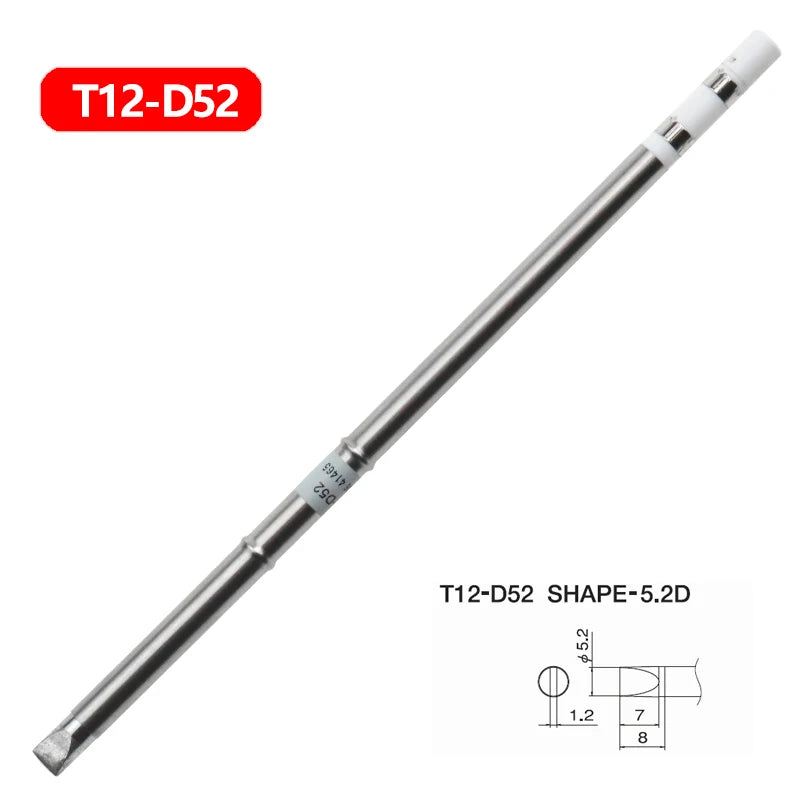 1pc T12 Soldering Iron tips Replacement Various models of Tip Electric Soldering Iron Tip T12- D4 D52 J02 JS02 BC3 CF4 KF KL