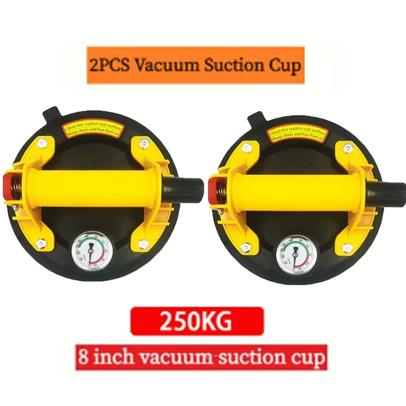 250 kg Vacuum Suction Cup Carrying Capacity Heavy Duty Lifter 8 Inch Hand Pump Suction Cup for Granite Tile Glass Manual Lifting