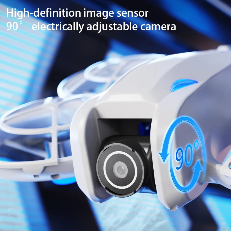 L105 PRO Mini Drone 8K HD Dual Camera Brushless Optical Flow Positioning UAV LCD Remote Control Quadcopter Children RC Toy Gifts