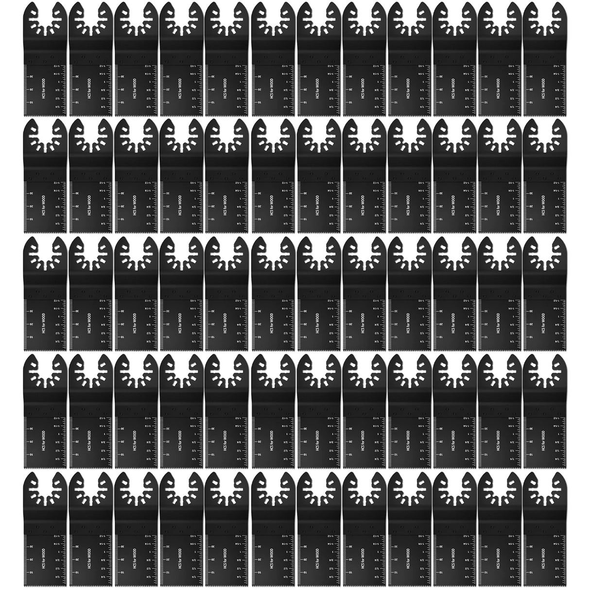 10/60/100Pcs Oscillating Saw Blade Multi Tools Blades Multi-Function Renovator Cutter Blade For Wood Metal Fast Cutting Blade