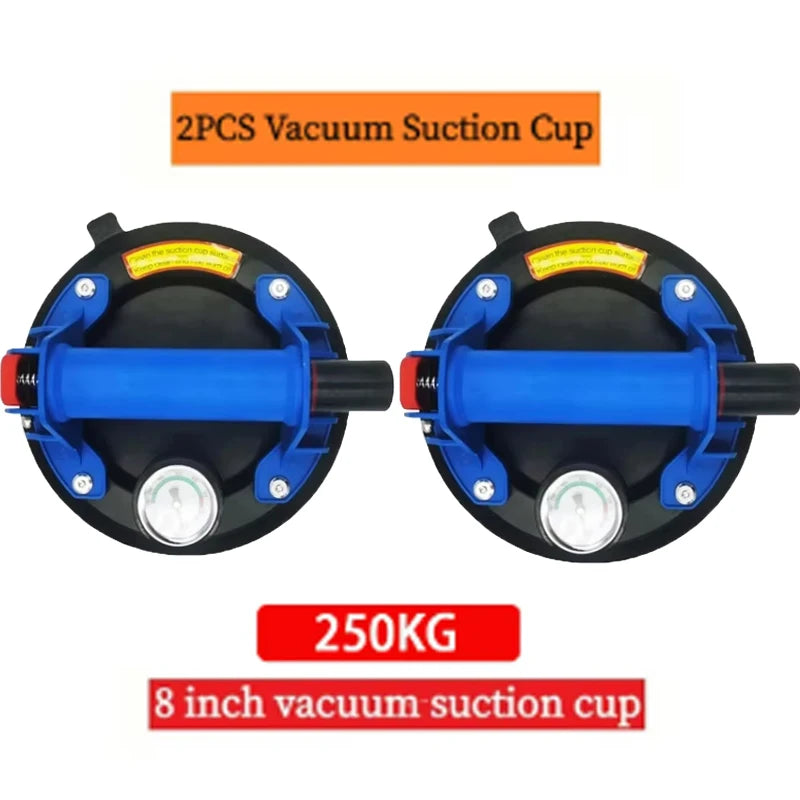 250 kg Vacuum Suction Cup Carrying Capacity Heavy Duty Lifter 8 Inch Hand Pump Suction Cup for Granite Tile Glass Manual Lifting