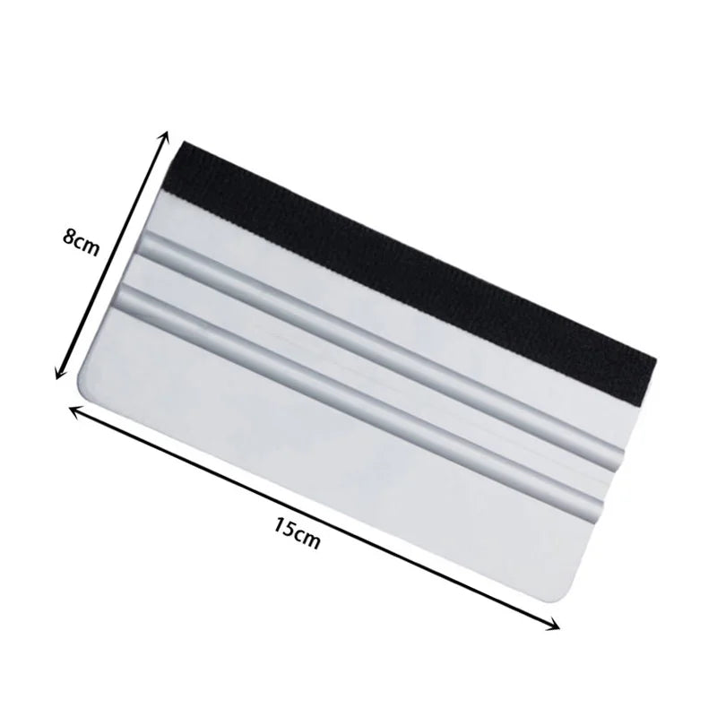 1Pc Auto Styling Felt Edge Vinyl Squeegee Car Vinyl Scraper for Vehicle Window Tint Film Wrapping Applicator Tool