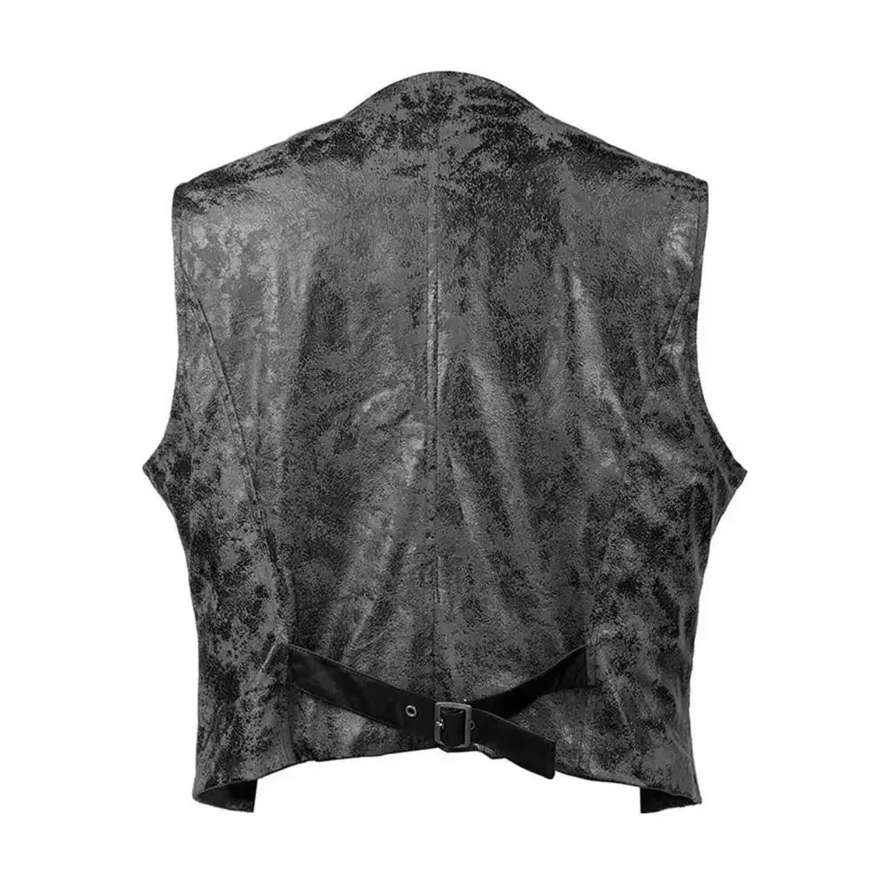 Costume Médiéval Vintage pour Homme, Gilet Steampunk, Gothique, Col en V, Glaçure, Halloween, Carnaval, Habillage, Vêtements de