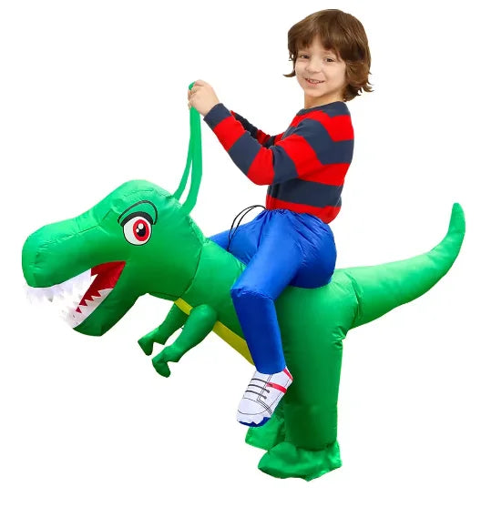 T-Rex Dinosaur Costumes Full Body Half Body Inflatable Outfits Funny Party Props Halloween Purim Carnival Party Performance Wear