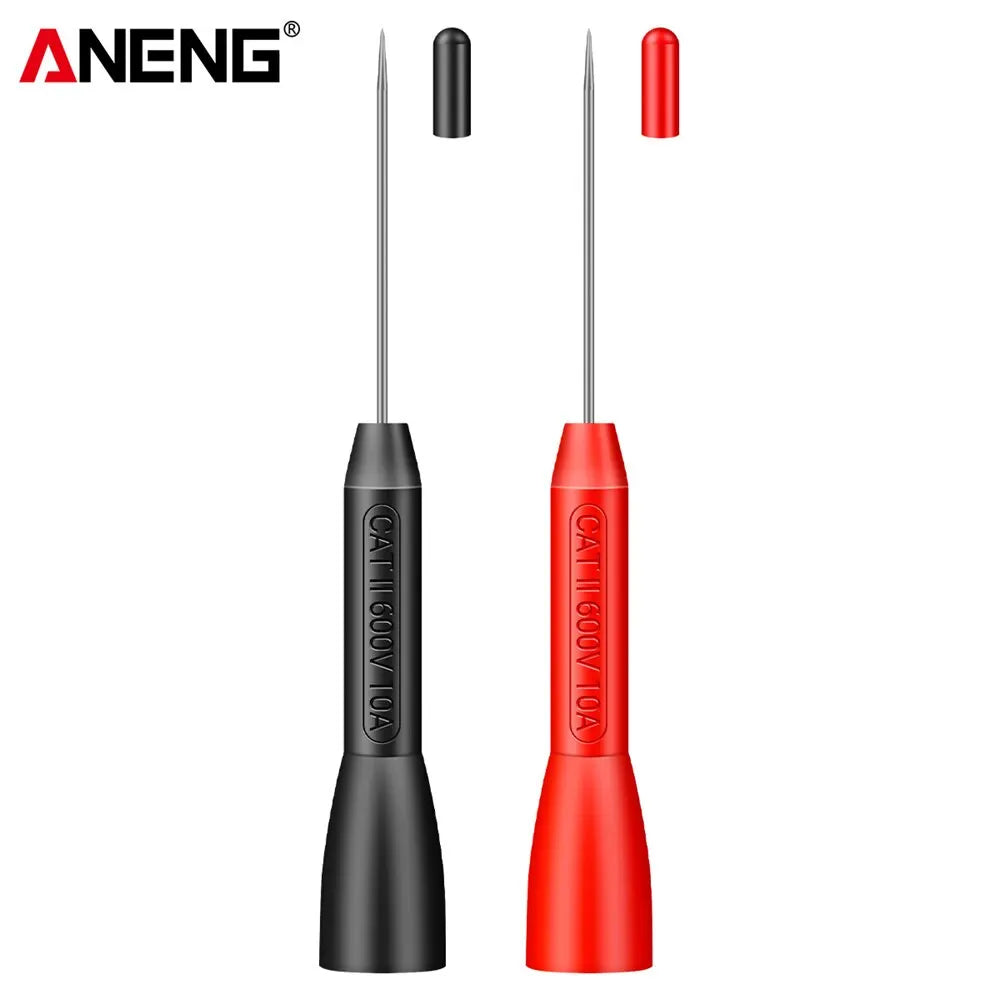 ANENG PT2002 1mm Pin Non Destructive Multimeter Test Probe Insulation Piercing Needle 10A 600V For 2mm Test Lead
