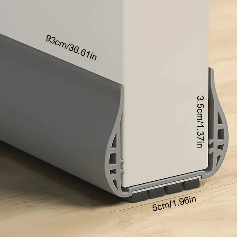 Self-adhesive Door Bottom Sealing Strip Bedroom PVC Draught Soundproof Excluder Insect Prevention Draft Stopper Home Door Seal