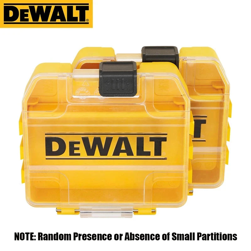 DEWALT Original TSTAK Yellow Tool Accessories Storage Box Drill Bit Support Containment Mini Tough Case